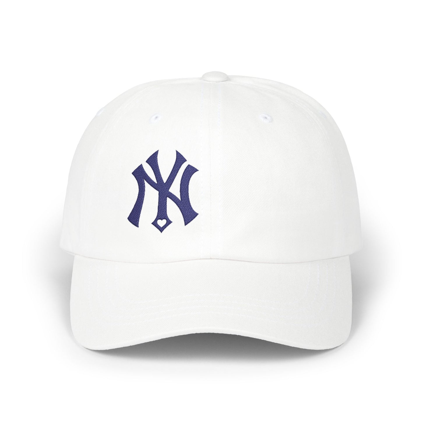 Embroidered Classic NY Navy Monogram