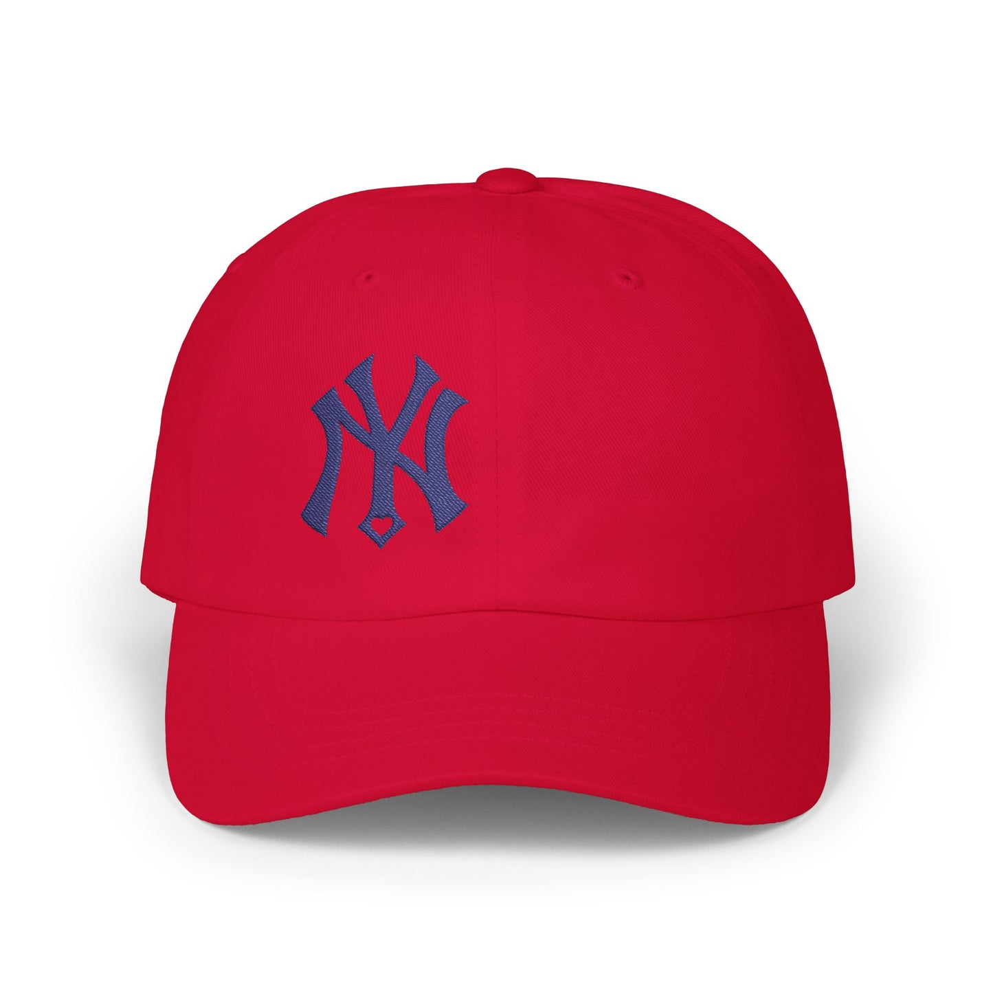 Embroidered Classic NY Navy Monogram