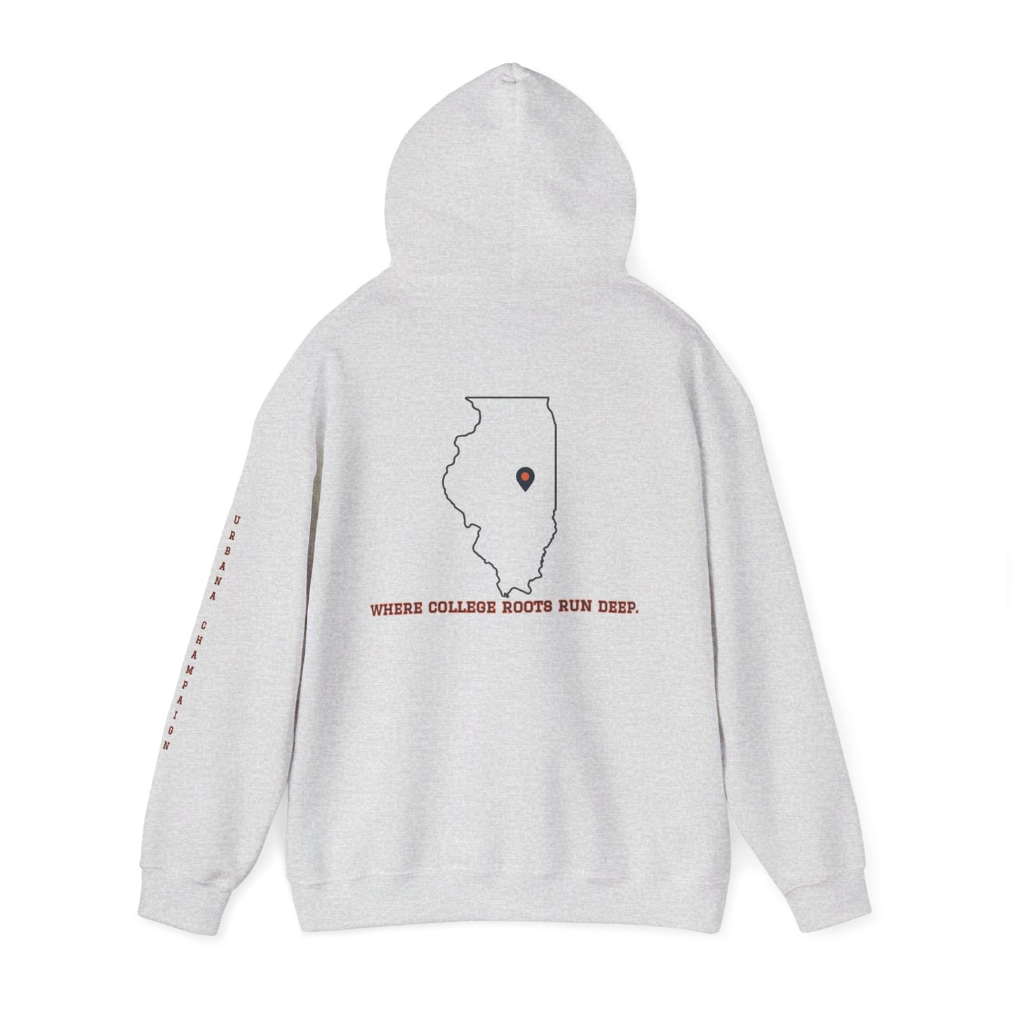 College Town Hoodie Collection - Champaign Urbana 61801