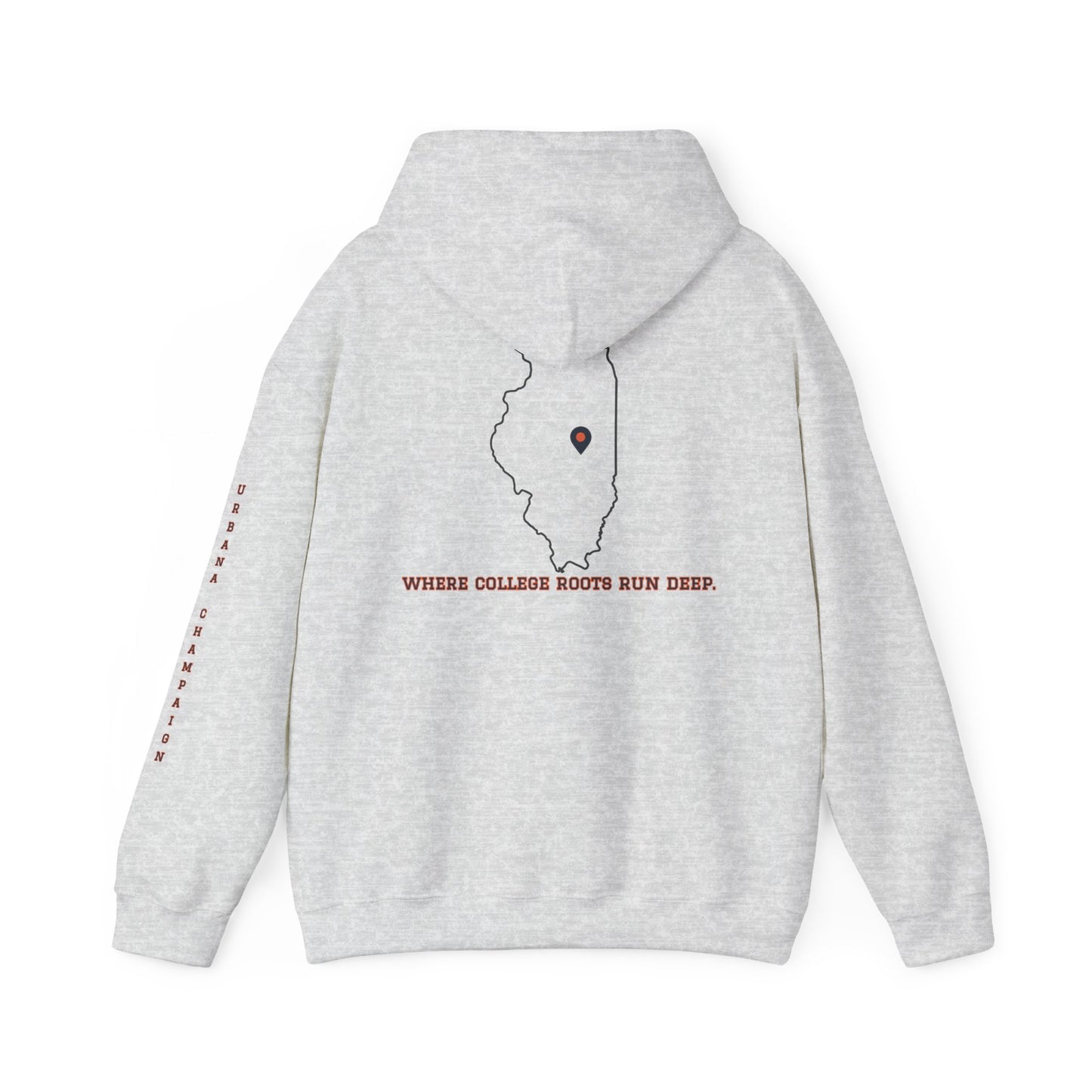 College Town Hoodie Collection - Champaign Urbana 61801