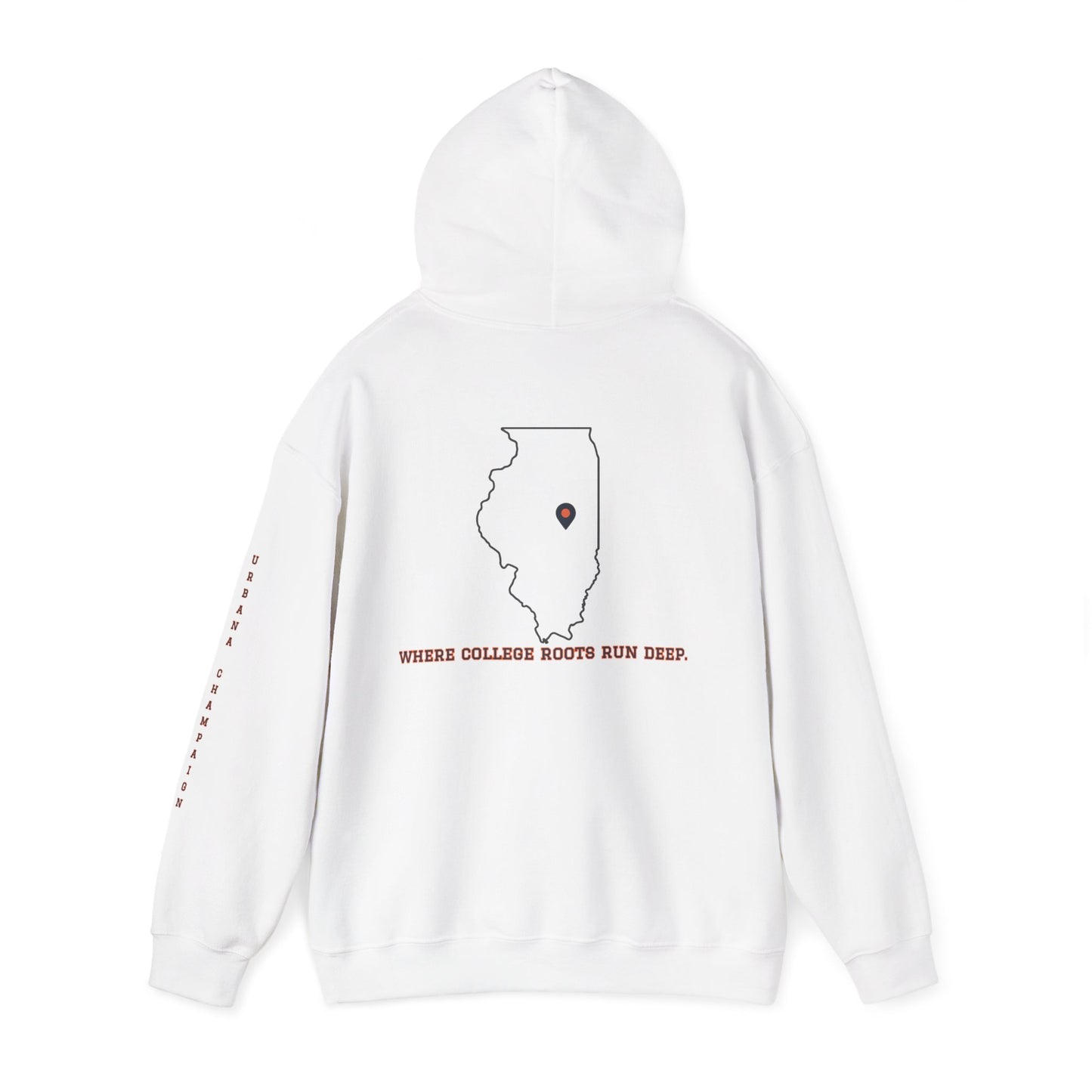 College Town Hoodie Collection - Champaign Urbana 61801