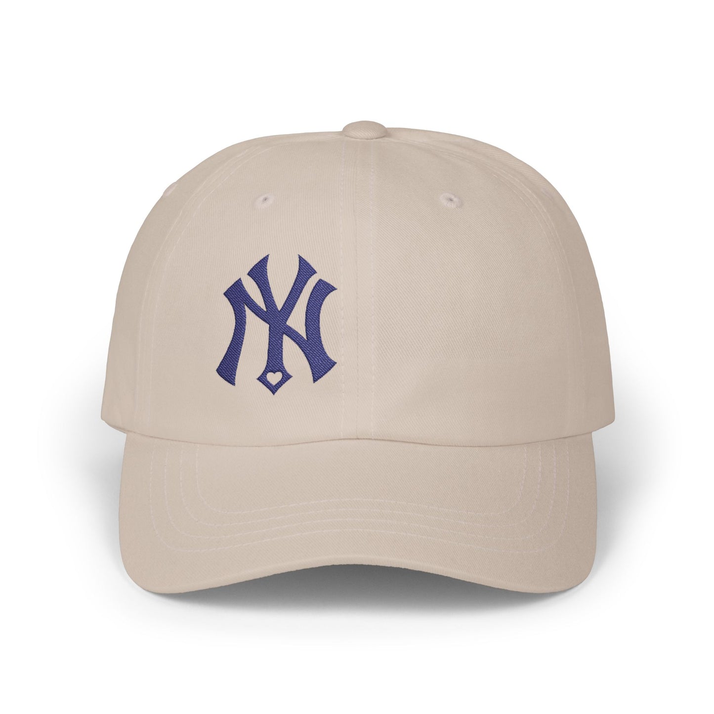 Embroidered Classic NY Navy Monogram