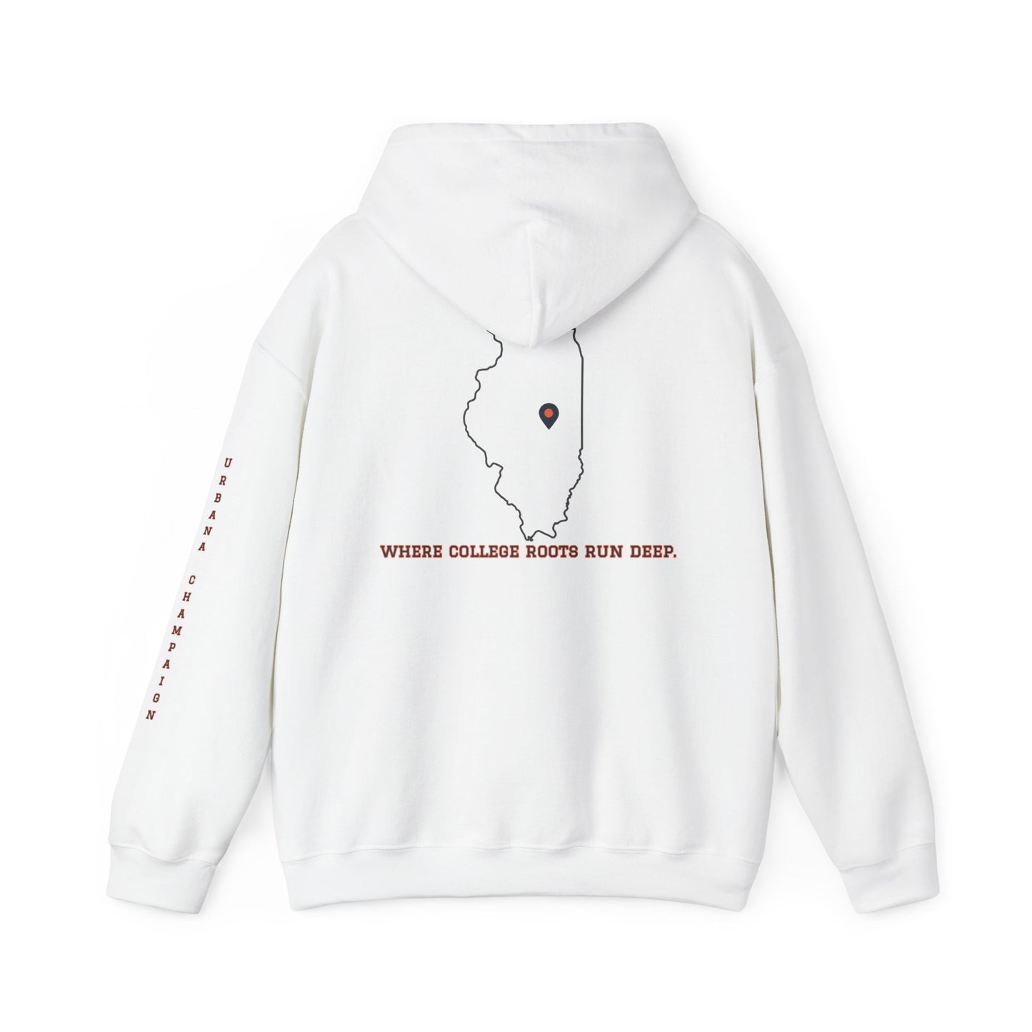 College Town Hoodie Collection - Champaign Urbana 61801